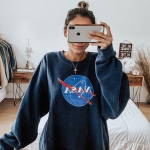 NASA Space Gildan 2XL Crew Neck Sweatshirt